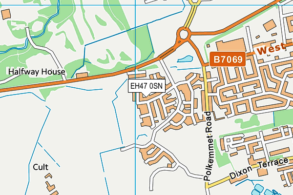 EH47 0SN map - OS VectorMap District (Ordnance Survey) EH47 0SN map - OS VectorMap District (Ordnance Survey)