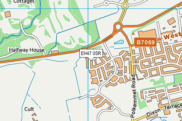 EH47 0SR map - OS VectorMap District (Ordnance Survey) EH47 0SR map - OS VectorMap District (Ordnance Survey)