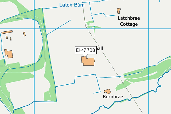 EH47 7DB map - OS VectorMap District (Ordnance Survey) EH47 7DB map - OS VectorMap District (Ordnance Survey)
