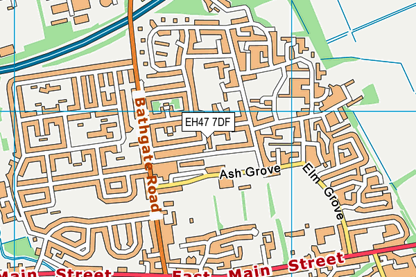 EH47 7DF map - OS VectorMap District (Ordnance Survey) EH47 7DF map - OS VectorMap District (Ordnance Survey)