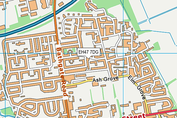 EH47 7DG map - OS VectorMap District (Ordnance Survey) EH47 7DG map - OS VectorMap District (Ordnance Survey)