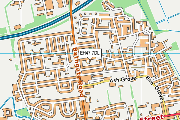 EH47 7DL map - OS VectorMap District (Ordnance Survey) EH47 7DL map - OS VectorMap District (Ordnance Survey)
