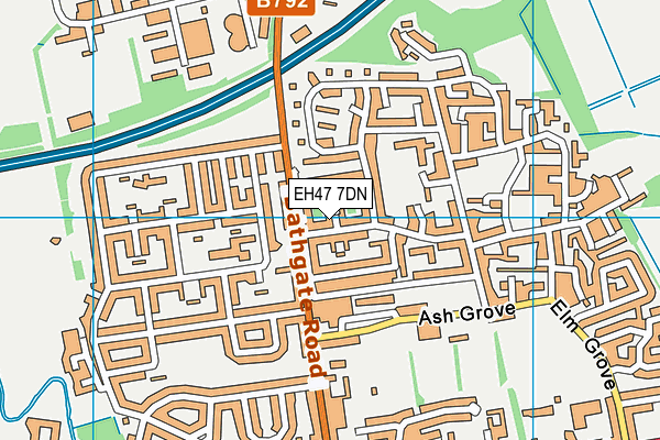 EH47 7DN map - OS VectorMap District (Ordnance Survey) EH47 7DN map - OS VectorMap District (Ordnance Survey)
