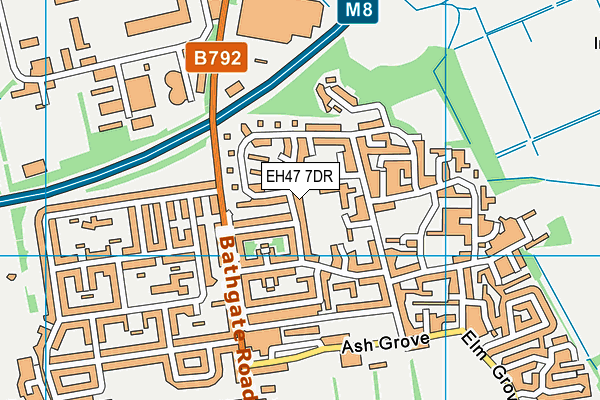 EH47 7DR map - OS VectorMap District (Ordnance Survey) EH47 7DR map - OS VectorMap District (Ordnance Survey)