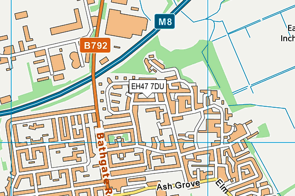EH47 7DU map - OS VectorMap District (Ordnance Survey) EH47 7DU map - OS VectorMap District (Ordnance Survey)