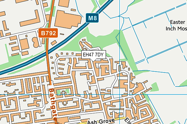 EH47 7DY map - OS VectorMap District (Ordnance Survey) EH47 7DY map - OS VectorMap District (Ordnance Survey)
