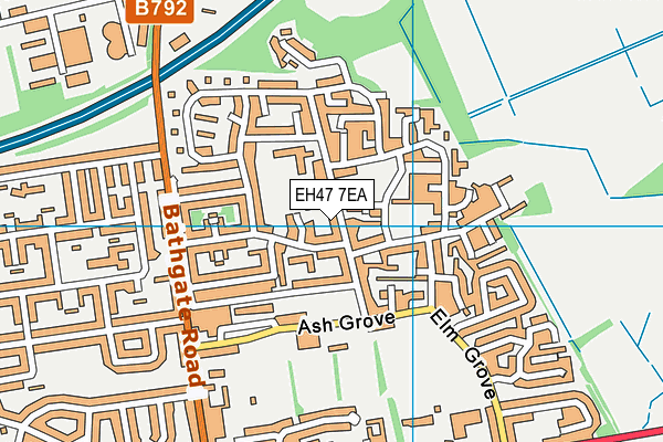 EH47 7EA map - OS VectorMap District (Ordnance Survey) EH47 7EA map - OS VectorMap District (Ordnance Survey)