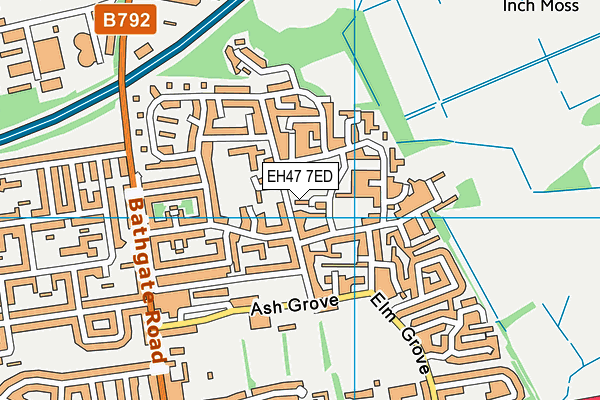 EH47 7ED map - OS VectorMap District (Ordnance Survey) EH47 7ED map - OS VectorMap District (Ordnance Survey)