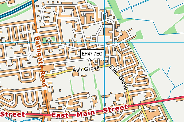 EH47 7EG map - OS VectorMap District (Ordnance Survey) EH47 7EG map - OS VectorMap District (Ordnance Survey)