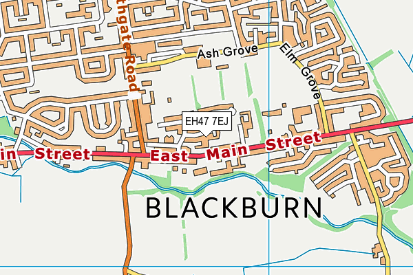 EH47 7EJ map - OS VectorMap District (Ordnance Survey) EH47 7EJ map - OS VectorMap District (Ordnance Survey)
