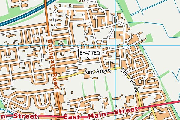 EH47 7EQ map - OS VectorMap District (Ordnance Survey) EH47 7EQ map - OS VectorMap District (Ordnance Survey)