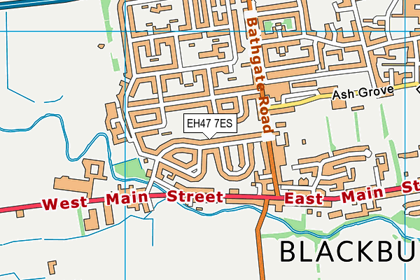 EH47 7ES map - OS VectorMap District (Ordnance Survey) EH47 7ES map - OS VectorMap District (Ordnance Survey)