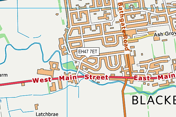EH47 7ET map - OS VectorMap District (Ordnance Survey) EH47 7ET map - OS VectorMap District (Ordnance Survey)