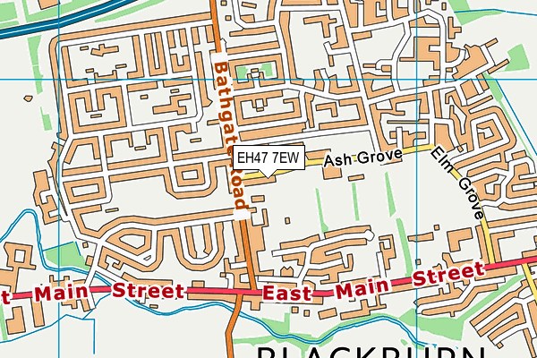 EH47 7EW map - OS VectorMap District (Ordnance Survey) EH47 7EW map - OS VectorMap District (Ordnance Survey)