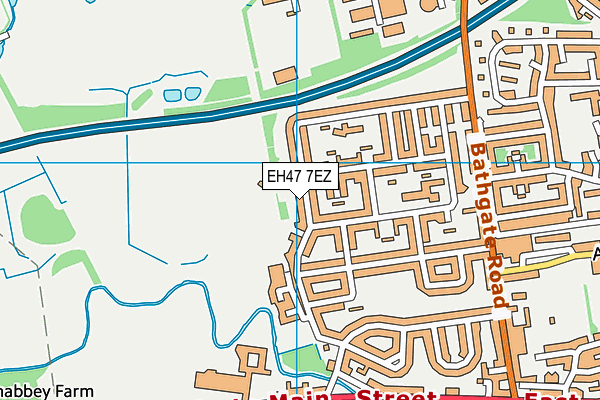 EH47 7EZ map - OS VectorMap District (Ordnance Survey) EH47 7EZ map - OS VectorMap District (Ordnance Survey)