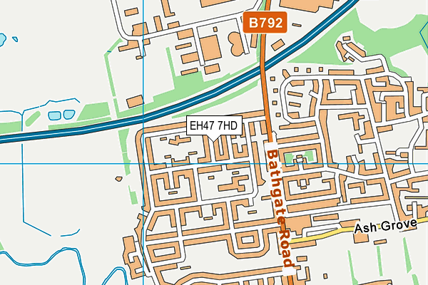 EH47 7HD map - OS VectorMap District (Ordnance Survey) EH47 7HD map - OS VectorMap District (Ordnance Survey)