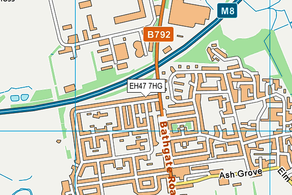 EH47 7HG map - OS VectorMap District (Ordnance Survey) EH47 7HG map - OS VectorMap District (Ordnance Survey)