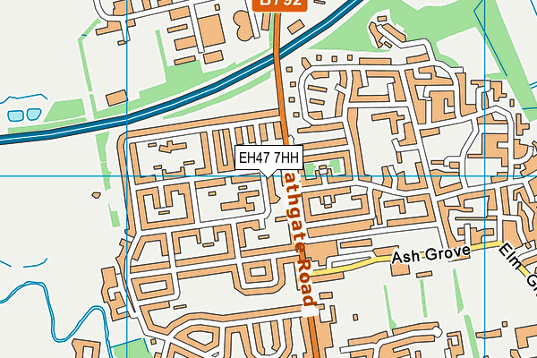 EH47 7HH map - OS VectorMap District (Ordnance Survey) EH47 7HH map - OS VectorMap District (Ordnance Survey)