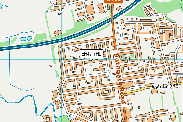 EH47 7HL map - OS VectorMap District (Ordnance Survey) EH47 7HL map - OS VectorMap District (Ordnance Survey)