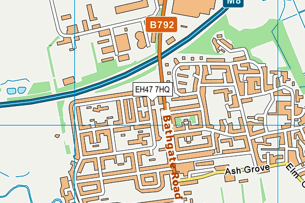 EH47 7HQ map - OS VectorMap District (Ordnance Survey) EH47 7HQ map - OS VectorMap District (Ordnance Survey)