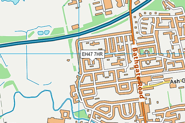 EH47 7HR map - OS VectorMap District (Ordnance Survey) EH47 7HR map - OS VectorMap District (Ordnance Survey)