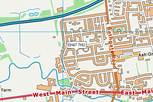 EH47 7HU map - OS VectorMap District (Ordnance Survey) EH47 7HU map - OS VectorMap District (Ordnance Survey)