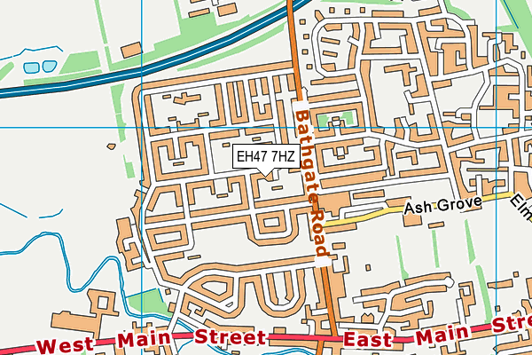 EH47 7HZ map - OS VectorMap District (Ordnance Survey) EH47 7HZ map - OS VectorMap District (Ordnance Survey)