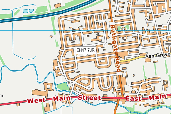 EH47 7JR map - OS VectorMap District (Ordnance Survey) EH47 7JR map - OS VectorMap District (Ordnance Survey)