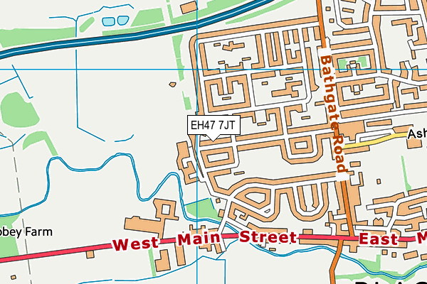 EH47 7JT map - OS VectorMap District (Ordnance Survey) EH47 7JT map - OS VectorMap District (Ordnance Survey)