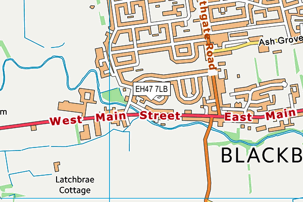 EH47 7LB map - OS VectorMap District (Ordnance Survey) EH47 7LB map - OS VectorMap District (Ordnance Survey)