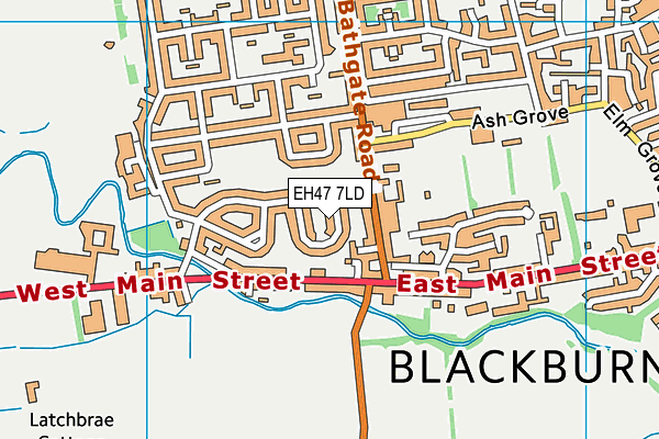 EH47 7LD map - OS VectorMap District (Ordnance Survey) EH47 7LD map - OS VectorMap District (Ordnance Survey)