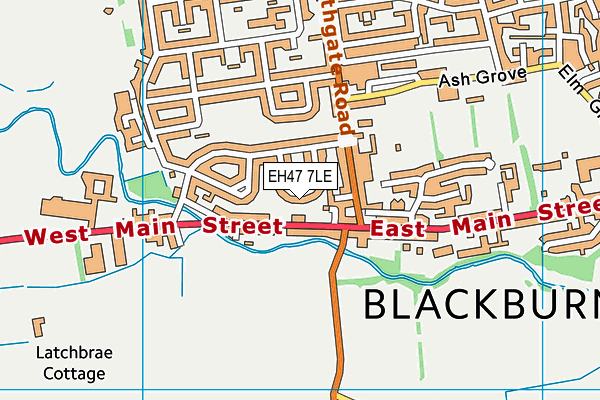 EH47 7LE map - OS VectorMap District (Ordnance Survey) EH47 7LE map - OS VectorMap District (Ordnance Survey)