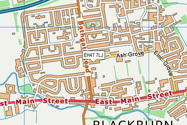 EH47 7LJ map - OS VectorMap District (Ordnance Survey) EH47 7LJ map - OS VectorMap District (Ordnance Survey)