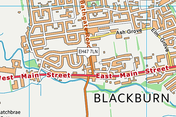 EH47 7LN map - OS VectorMap District (Ordnance Survey) EH47 7LN map - OS VectorMap District (Ordnance Survey)