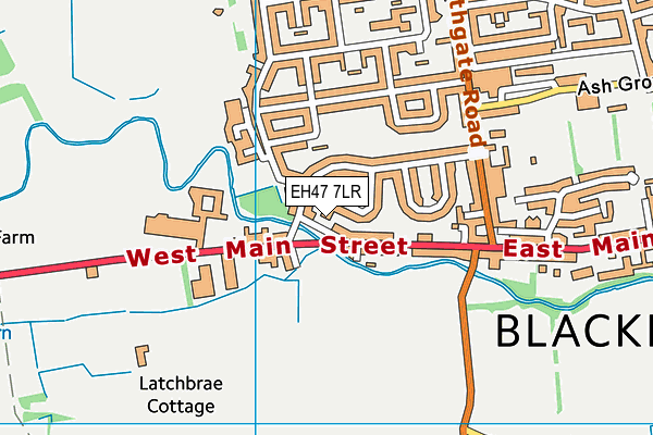 EH47 7LR map - OS VectorMap District (Ordnance Survey) EH47 7LR map - OS VectorMap District (Ordnance Survey)