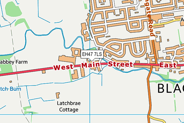 EH47 7LS map - OS VectorMap District (Ordnance Survey) EH47 7LS map - OS VectorMap District (Ordnance Survey)