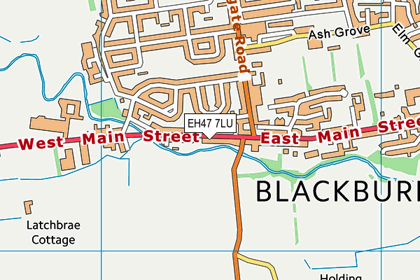 EH47 7LU map - OS VectorMap District (Ordnance Survey) EH47 7LU map - OS VectorMap District (Ordnance Survey)
