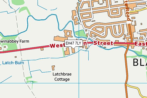 EH47 7LY map - OS VectorMap District (Ordnance Survey) EH47 7LY map - OS VectorMap District (Ordnance Survey)