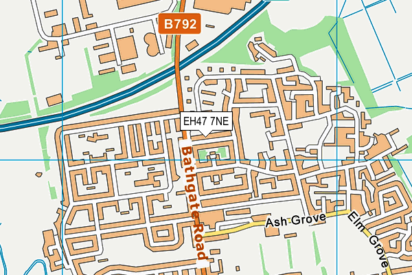 EH47 7NE map - OS VectorMap District (Ordnance Survey) EH47 7NE map - OS VectorMap District (Ordnance Survey)