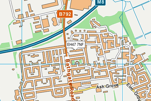 EH47 7NF map - OS VectorMap District (Ordnance Survey) EH47 7NF map - OS VectorMap District (Ordnance Survey)