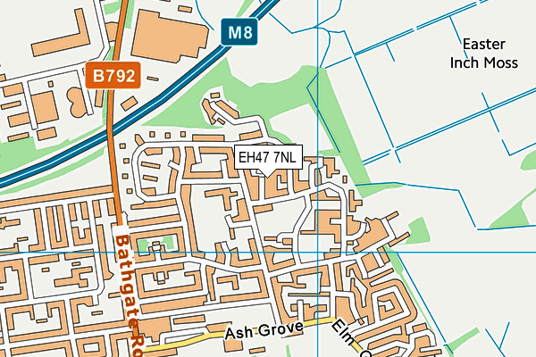 EH47 7NL map - OS VectorMap District (Ordnance Survey) EH47 7NL map - OS VectorMap District (Ordnance Survey)