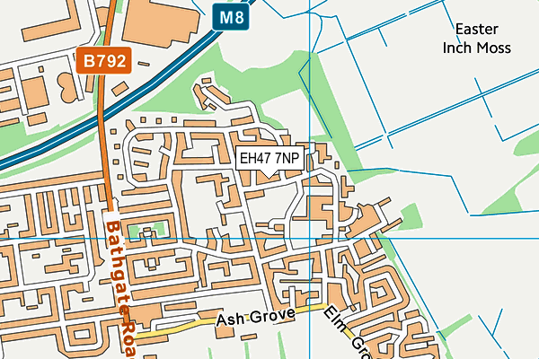 EH47 7NP map - OS VectorMap District (Ordnance Survey) EH47 7NP map - OS VectorMap District (Ordnance Survey)