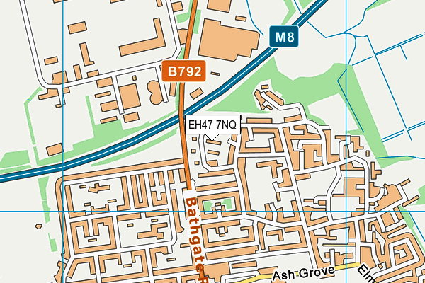 EH47 7NQ map - OS VectorMap District (Ordnance Survey) EH47 7NQ map - OS VectorMap District (Ordnance Survey)