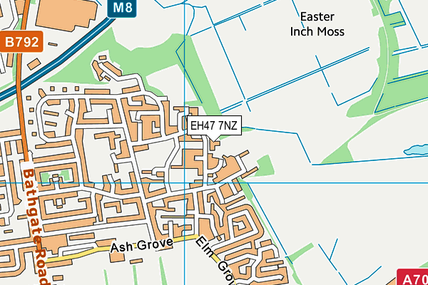 EH47 7NZ map - OS VectorMap District (Ordnance Survey) EH47 7NZ map - OS VectorMap District (Ordnance Survey)