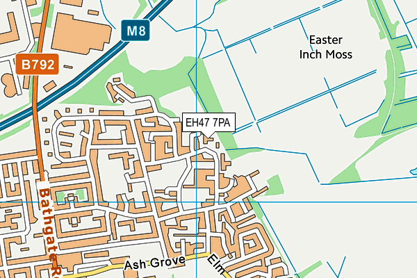 EH47 7PA map - OS VectorMap District (Ordnance Survey) EH47 7PA map - OS VectorMap District (Ordnance Survey)