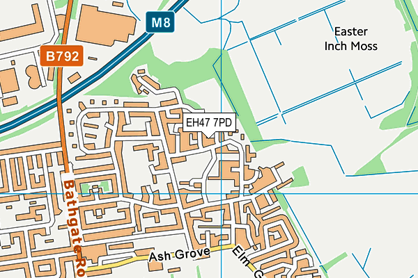 EH47 7PD map - OS VectorMap District (Ordnance Survey) EH47 7PD map - OS VectorMap District (Ordnance Survey)