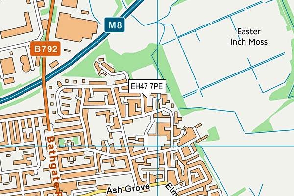 EH47 7PE map - OS VectorMap District (Ordnance Survey) EH47 7PE map - OS VectorMap District (Ordnance Survey)