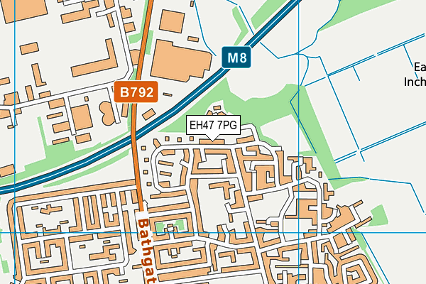 EH47 7PG map - OS VectorMap District (Ordnance Survey) EH47 7PG map - OS VectorMap District (Ordnance Survey)