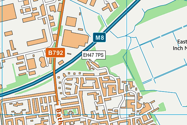 EH47 7PS map - OS VectorMap District (Ordnance Survey) EH47 7PS map - OS VectorMap District (Ordnance Survey)