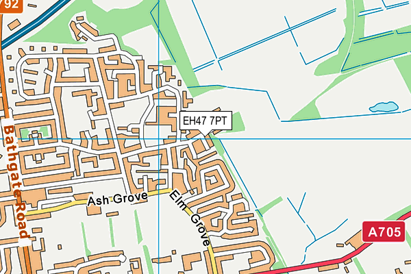 EH47 7PT map - OS VectorMap District (Ordnance Survey) EH47 7PT map - OS VectorMap District (Ordnance Survey)
